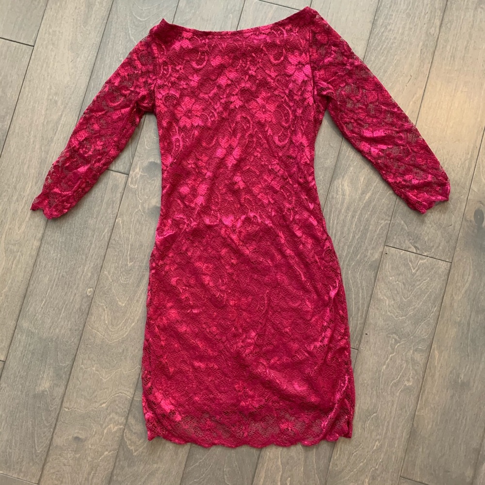 Red Lace Dress